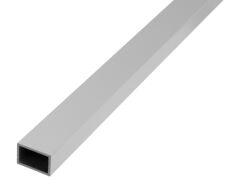 Rechteckrohr Alu Silber eloxiert - 1000mm - 50 x 20 x 2,0mm