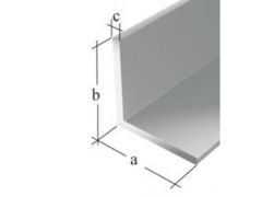 Winkelprofil gleichschenklig Alu Silber eloxiert - 1000mm - 60 x 60 x 4,0