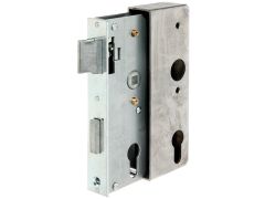 Schlosskasten mit verzinktem Schloss DL/DR verwendbar Dornmaß 40mm