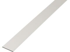 Flachstange Kunststoff Weiß - 2000 x 20 x 2mm