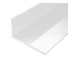 Schnäppchenartikel - Winkelprofil ungleichschenklig Kunststoff Weiß - 1000mm - 30 x 20 x 3,0mm