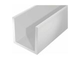 U-Profil Kunststoff Weiß - 2000mm - 10 x 12 /...