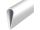 Klemmprofil Kunststoff Weiß - 15 x 0,9 - 1000mm