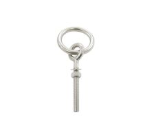 Augbolzen mit metr. Gewinde und Ring Edelstahl A4 M8x110mm, Ring 8x45mm