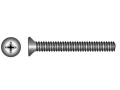 SB DIN 965 Senkschraube Kreuzschlitz Edelstahl A2 M5x16 PH3 (6x) + Mutter M5 SW8 (6x)