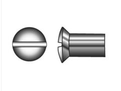 SB Hülsenmutter Linsensenkkopf Schlitz Edelstahl A2 M8 (2x)