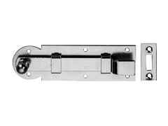 Fensterriegel 80 mm gekröpft mit Schliessblech - blau verzinkt