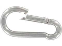 10 x Karabinerhaken Edelstahl A4 - 10 x 100
