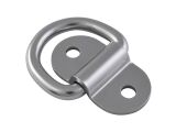 Klappauge Edelstahl A4 D-Ring 6mm, Platte 57x20mm