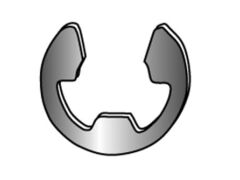 SB DIN 6799 Sicherungsscheibe für Wellen 1.4122 8,0 (15x)