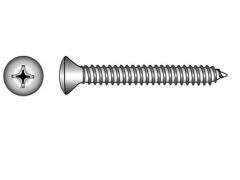 SB DIN 7983 Linsensenkkopf Blechschraube Edelstahl A4 4,8x60 PH2 (4x)
