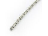 Edelstahldrahtseil weich/flexibel 7x19 Edelstahl A4 2,5mm