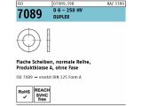1000 x Flache Scheiben, normale Reihe ISO 7089 Duplex D6,...