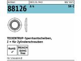1000 x TECKENTRUP-Sperrkantscheiben f&uuml;r Zyl.-Schrauben SKZ 6 Edelstahl A4