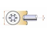 Schnäppchenartikel - Speed Locks - Stahl geh. vernickelt 5,0 x 15,0 mm