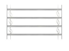 Secorino Style Fenstergitter ausziehbar,vz,1000-1500x600