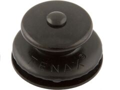 Tenax-Knopf Oberteil mit großer Kappe MSvc  schwarz