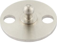 Tenax Unterteil Rundplatte A2  24mm, zum Schrauben