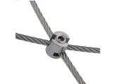 Kreuzklemme 0-90° A4 für 2mm Drahtseil