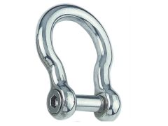 Rundschäkel mit Innensechskant, geschweift A4  13mm