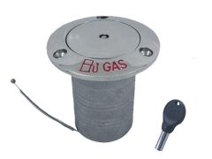 Einfüllstutzen Pop-up, mit Schloss A4  2" GAS