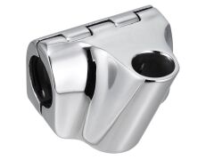 Relinghalter für Sonnensegelmast A4  Typ A, für Reling 32mm, Mast 22mm