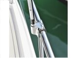Relinghalter für Sonnensegelmast A4  Typ A, für Reling 32mm, Mast 22mm