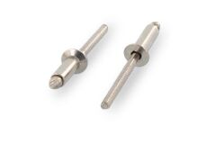 500 x Blindnieten mit Seko und gerilltem Nietdorn ISO 15984 A4/A4 4X16- Klemmbereich: 10,0-12,0mm
