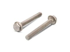 50 x Sechskantschrauben mit Flansch, VG und Sperrverzahnung DIN 6921 A4-70 M 12X55/55