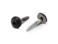 200 x Spenglerschrauben 2tlg. mit Dichtscheibe 15 mm Art. 9087 A2 4,5X50 TX20 - RAL 7016