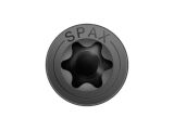 200 x SPAX-Blax Senkkopf T-STAR plus T20 Schwarz verzinkt 5,0x40