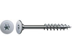 200 x SPAX Flachrückwandkopf T-STAR plus T20, TG vernickelt 4x30