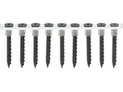 1000 x GIX-C für Gipsfaser magaziniert, Spitzer Fräskopf Phosphatiert schwarz 3,9x30