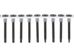 1000 x GIX-D Trompetenkopf mit Bohrspitze magaziniert, Phosphatiert 3,5x25