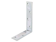 Balkenwinkel, galvanisch verzinkt, dickschichtpassiviert. - 120 x 180 x 40 x 4mm