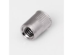 Blindnietmutter Stahl verzinkt / Rundschaft / offen / kleiner Senkkopf / M10 / 3.5 - 6.0 mm