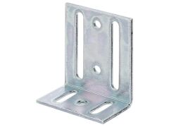 Verstellwinkel, Langloch, galvanisch verzinkt, dickschichtpassiviert 40x77x65