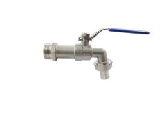 Kugelauslaufhahn A4  1/2" für Schlauch 13mm