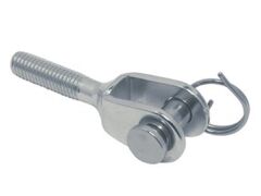 Mini-Gabel mit Rechtsgewinde Edelstahl A4 M4