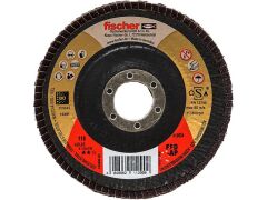 10 x fischer Lamellenschleifscheibe FFD-AP 115 K80 INOX