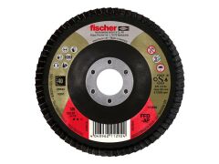 10 x fischer Lamellenschleifscheibe FFD-AP 125 K80 INOX