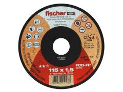 25 x fischer Trennscheibe FCD-FP 115 x 1,5 x 22,23 INOX