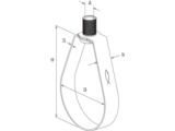 24 x fischer Sprinklerschlaufe FRSP 5"