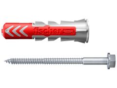 25 x fischer DuoPower 10 x 50 S mit Sicherheitsschraube