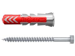 10 x fischer DuoPower 12 x 60 S mit Sechskantschraube