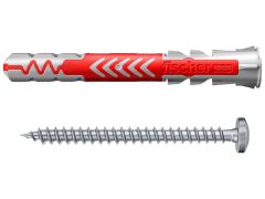 25 x fischer DuoPower 8 x 65 S PH mit PanHead Schraube