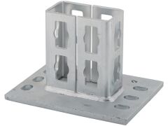 5 x fischer Sattelflansch PSF 82 zl