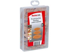 1 x fischer Praktische Helfer Leimen + Verbinden mit Flachdübeln (85 Teile)