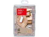 1 x fischer Praktische Helfer Leimen Verbinden mit Holzdübeln (160 Teile)