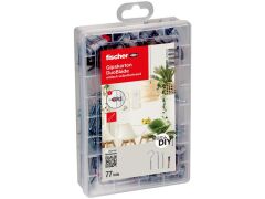 1 x fischer Meister-Box Gipskarton DuoBlade (77 Teile)